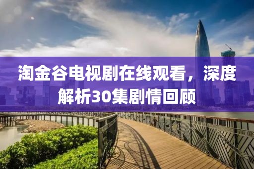 淘金谷电视剧在线观看，深度解析30集剧情回顾