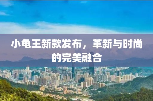 小龟王新款发布，革新与时尚的完美融合
