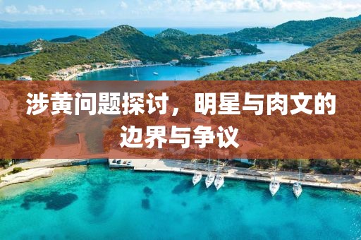 涉黄问题探讨，明星与肉文的边界与争议