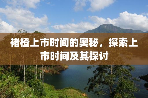 褚橙上市时间的奥秘，探索上市时间及其探讨