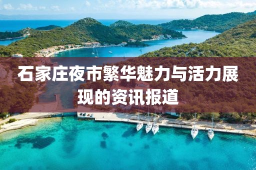 石家庄夜市繁华魅力与活力展现的资讯报道