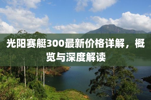 光阳赛艇300最新价格详解，概览与深度解读