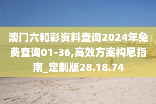 澳门六和彩资料查询2024年免费查询01-36,高效方案构思指南_定制版28.18.74