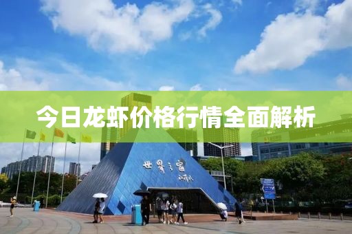 今日龙虾价格行情全面解析