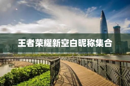 王者荣耀新空白昵称集合