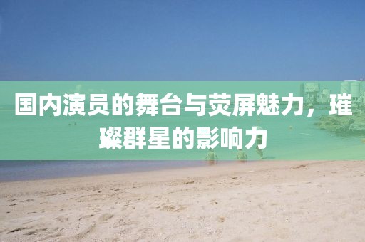 国内演员的舞台与荧屏魅力，璀璨群星的影响力