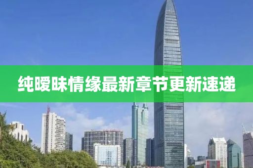 纯暧昧情缘最新章节更新速递