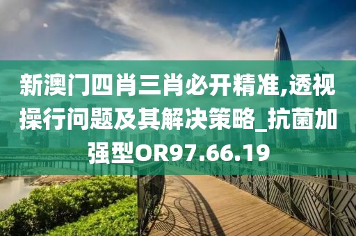 新澳门四肖三肖必开精准,透视操行问题及其解决策略_抗菌加强型OR97.66.19