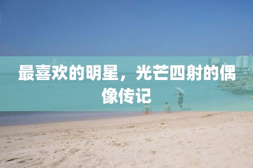 最喜欢的明星，光芒四射的偶像传记