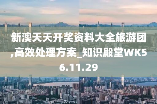 新澳天天开奖资料大全旅游团,高效处理方案_知识殿堂WK56.11.29