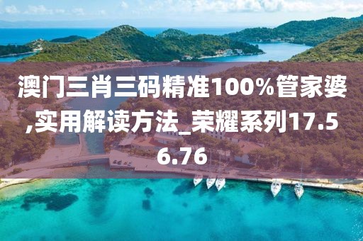 澳门三肖三码精准100%管家婆,实用解读方法_荣耀系列17.56.76