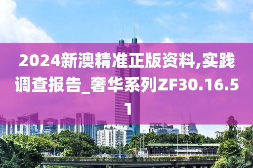 2024新澳精准正版资料,实践调查报告_奢华系列ZF30.16.51