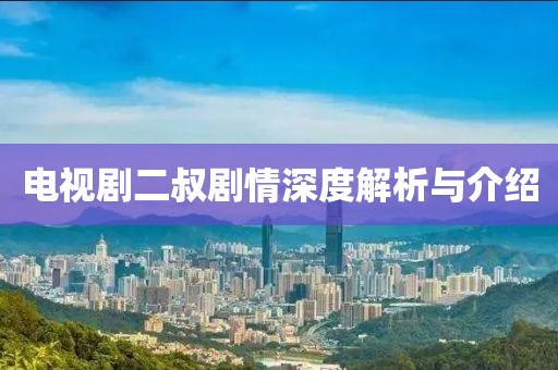 电视剧二叔剧情深度解析与介绍
