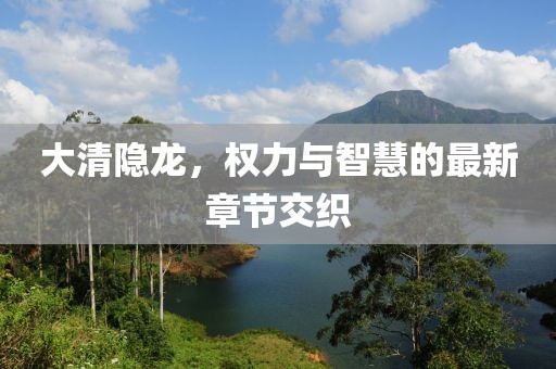 大清隐龙，权力与智慧的最新章节交织