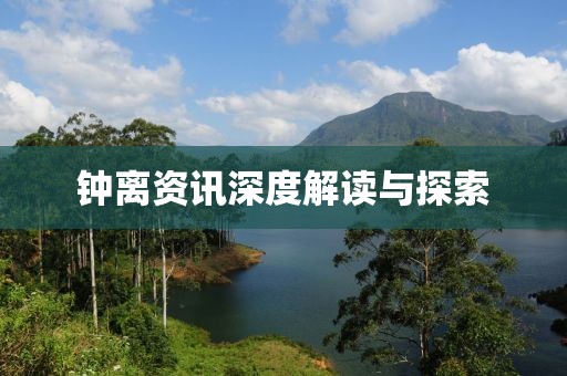 钟离资讯深度解读与探索