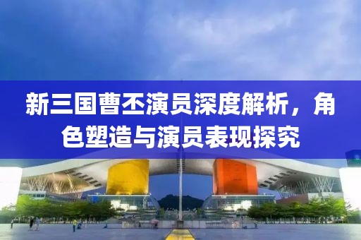 新三国曹丕演员深度解析，角色塑造与演员表现探究