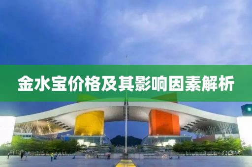 金水宝价格及其影响因素解析