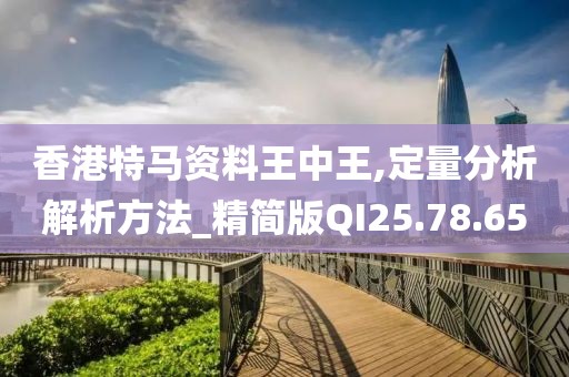 香港特马资料王中王,定量分析解析方法_精简版QI25.78.65