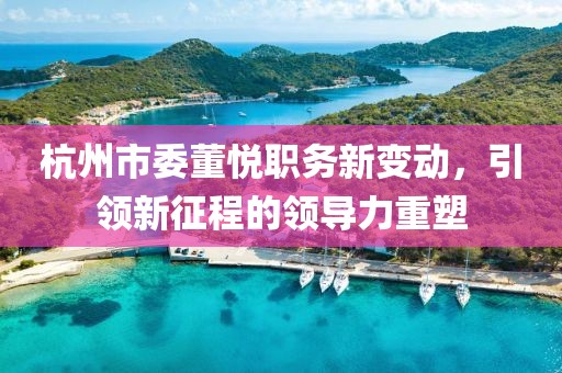 杭州市委董悦职务新变动，引领新征程的领导力重塑