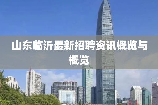 山东临沂最新招聘资讯概览与概览