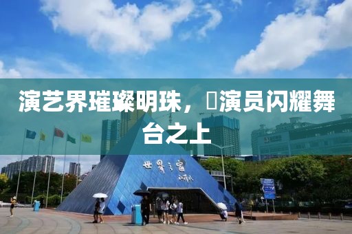 演艺界璀璨明珠，嬅演员闪耀舞台之上