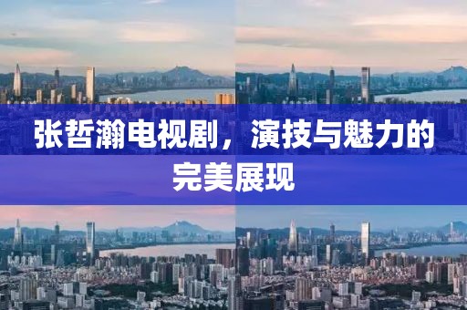 张哲瀚电视剧，演技与魅力的完美展现