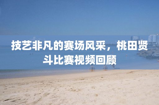技艺非凡的赛场风采，桃田贤斗比赛视频回顾