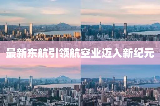 最新东航引领航空业迈入新纪元