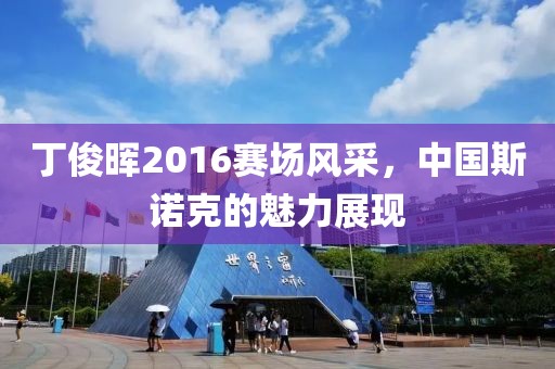 丁俊晖2016赛场风采，中国斯诺克的魅力展现
