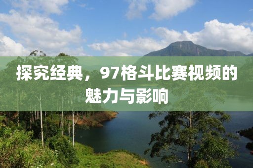探究经典，97格斗比赛视频的魅力与影响