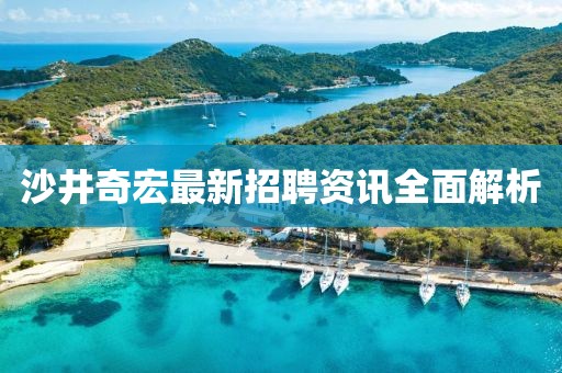 沙井奇宏最新招聘资讯全面解析