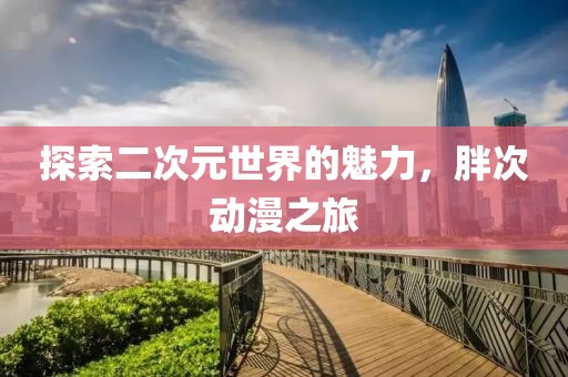 探索二次元世界的魅力，胖次动漫之旅