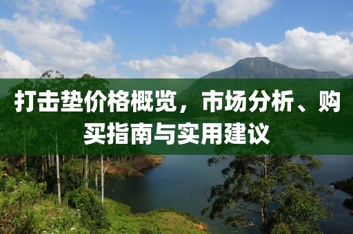 打击垫价格概览，市场分析、购买指南与实用建议