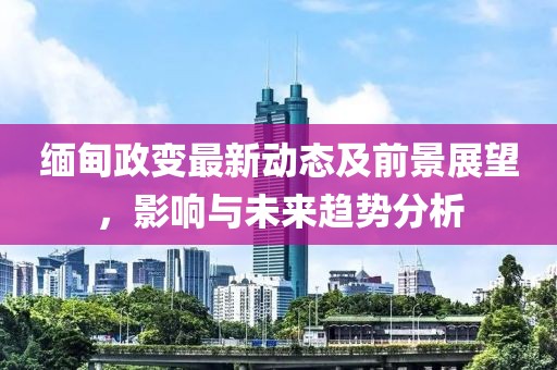 缅甸政变最新动态及前景展望，影响与未来趋势分析