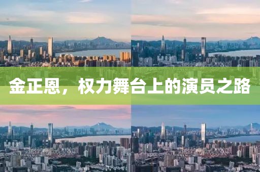 金正恩，权力舞台上的演员之路