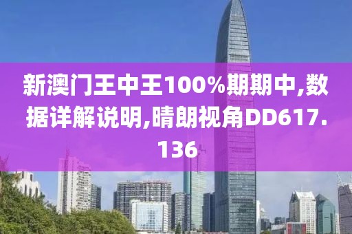 新澳门王中王100%期期中,数据详解说明,晴朗视角DD617.136