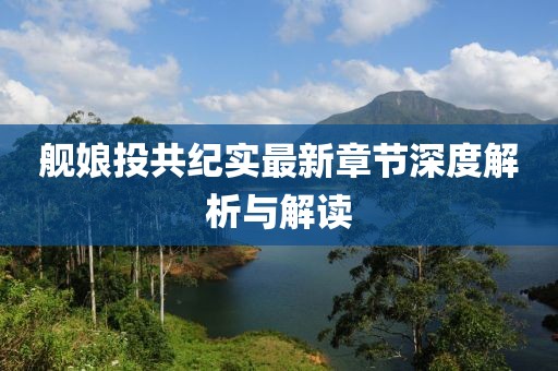 舰娘投共纪实最新章节深度解析与解读