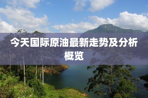 今天国际原油最新走势及分析概览