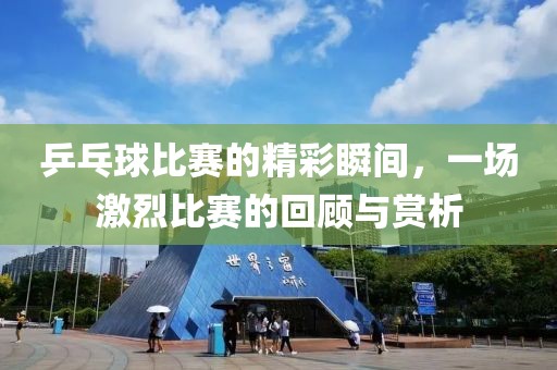 乒乓球比赛的精彩瞬间，一场激烈比赛的回顾与赏析