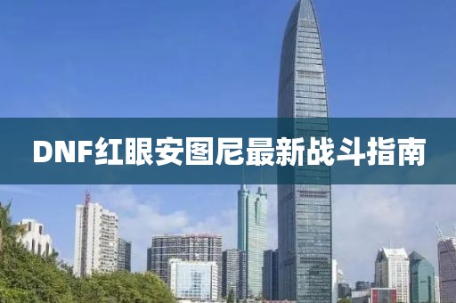 DNF红眼安图尼最新战斗指南