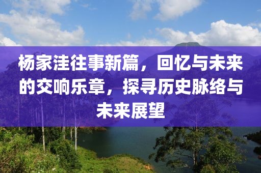 杨家洼往事新篇，回忆与未来的交响乐章，探寻历史脉络与未来展望