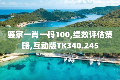 婆家一肖一码100,绩效评估策略,互动版TK340.245