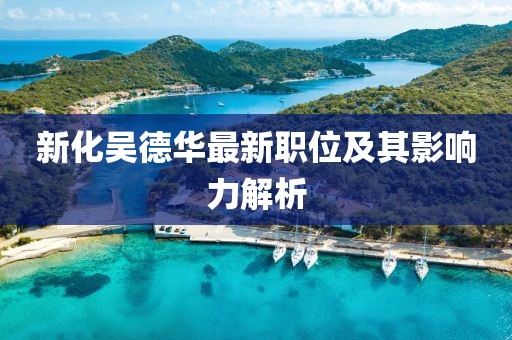 新化吴德华最新职位及其影响力解析