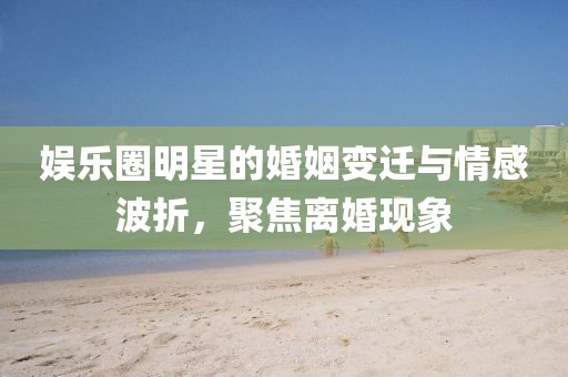 娱乐圈明星的婚姻变迁与情感波折，聚焦离婚现象