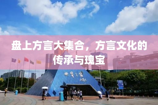 盘上方言大集合，方言文化的传承与瑰宝