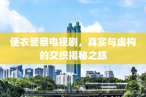 便衣警察电视剧，真实与虚构的交织揭秘之旅
