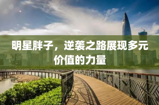 明星胖子，逆袭之路展现多元价值的力量