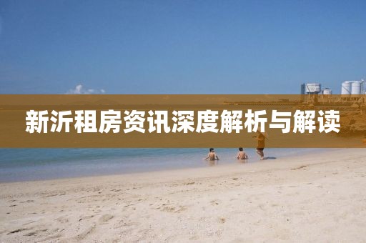 新沂租房资讯深度解析与解读