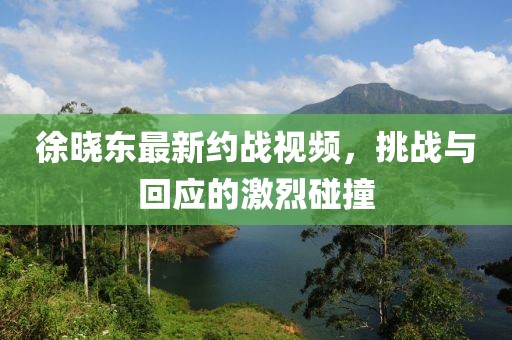 徐晓东最新约战视频，挑战与回应的激烈碰撞