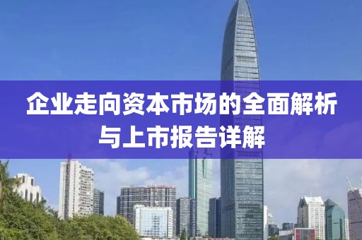 企业走向资本市场的全面解析与上市报告详解